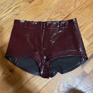 Lamarque Maroon Women's Shorts Size XS